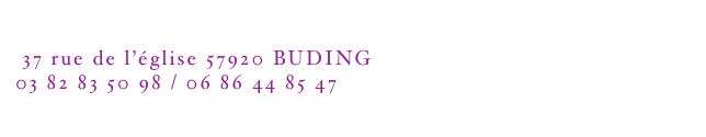 Théâtre de NIHILO NIHIL 
 37 rue de l’église 57920 BUDING 
03 82 83 50 98 / 06 86 44 85 47 
 theatre.de.nihilo.nihil@wanadoo.fr